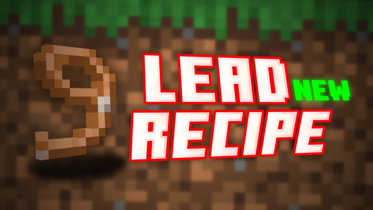 ️ NEW Updated LEAD CRAFTING RECIPE in MINECRAFT 1.21.6, 1.22 & UP🔥 ...