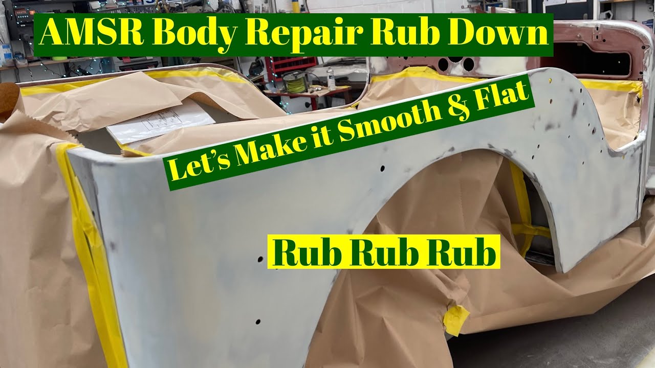 AMSR Body Repair Rubbing Down Willys MB 