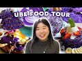 Bay Area UBE Food Tour 💜 | Ube Pancakes, Malasadas, Lattes, Waffles, Mochi Donuts and MORE!