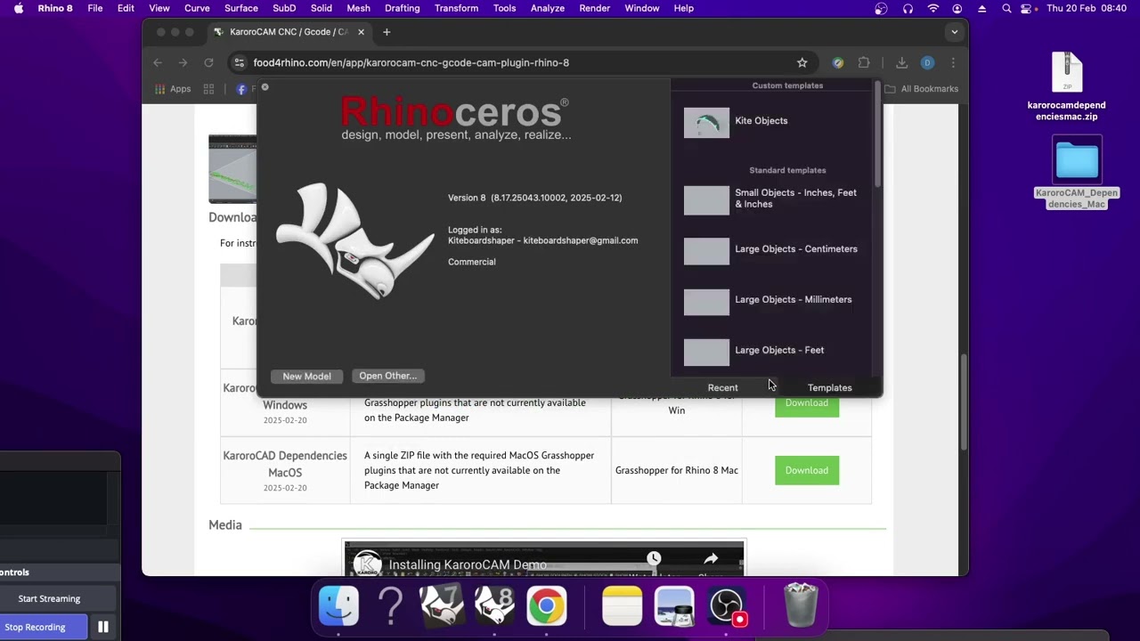 KaroroCAM CNC / Gcode / CAM plugin for Rhino 8 | Food4Rhino
