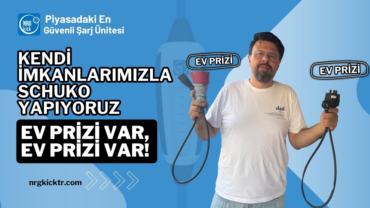 Ev Prizi Var, Ev Prizi Var! ⚡ Kendi İmkanlarımızla Schuko Yapıyoruz  #nrgkick #evşarj #schuko