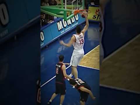 Yao Ming and Zach Edey's games resemble 😳 #FIBAWC