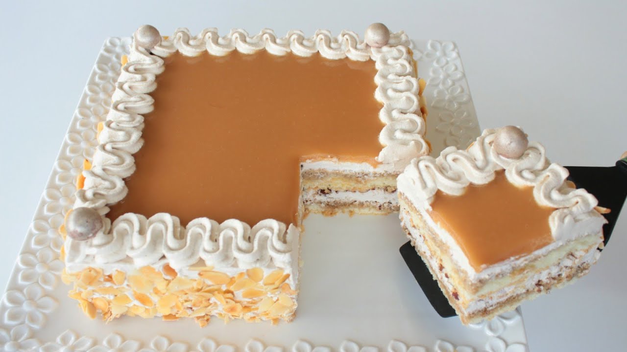 أرخص و أسرع حلوة لاكريم أو طورطة سهلة بدون جيلاتين ولا فلان خفة و طعم خيـالي والله متشبعوا منها