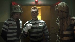 Mad Hatter, Scarecrow And Jerome Valeska Escape From Arkham Full Scene