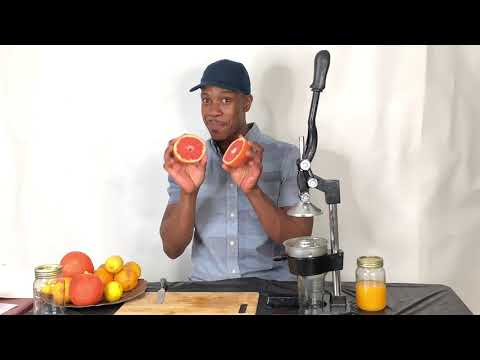 Video: Citrus Press: Choose A Manual Squeezer Or A Mechanical Professional Citrus Juicer