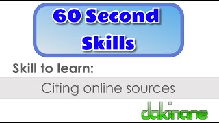 Google Docs: create citations from online sources