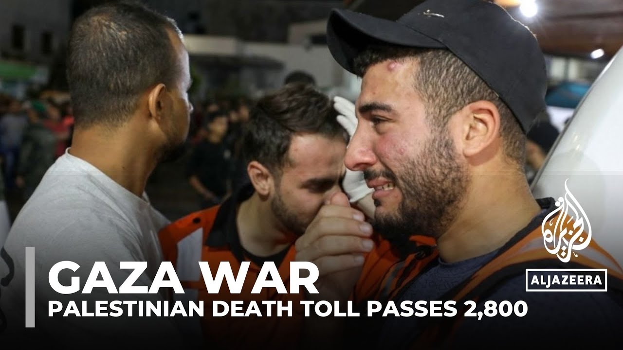 حرب غزة: عدد القتلى الفلسطينيين يتجاوز 2800