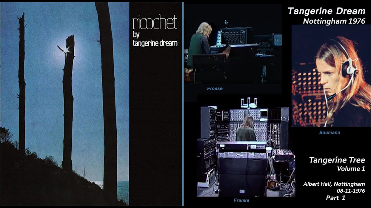 Tangerine Dream Ricochet 1975, Live Nottingham 1976 YouTube
