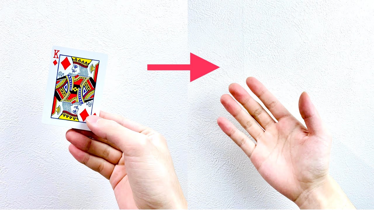 How to erase one playing card [Secret revealed] - YouTube