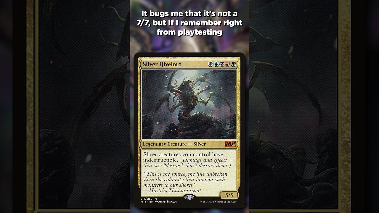 A NEW Legendary Sliver Magic The Gathering MTG Commander Masters Deck Shorts