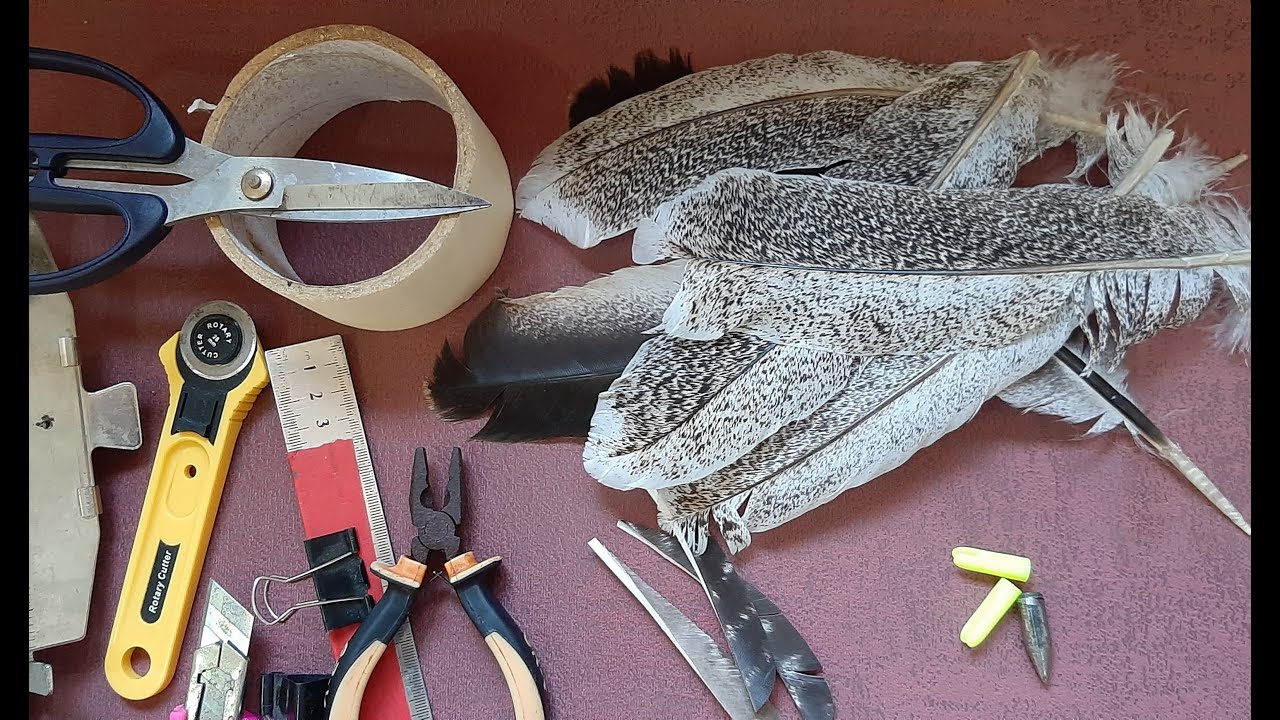 طريقة تركيب الريش على السهم