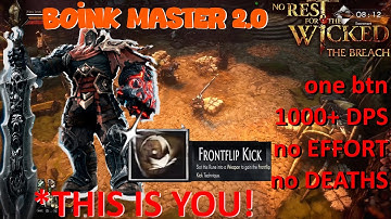 No Rest For The Wicked : BOiNK MASTER 2.0 super easy, super OP build showcase - guide [ Breach 0.2 ]