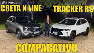 Comparativo: Hyundai Creta N Line x Chevrolet Tracker RS