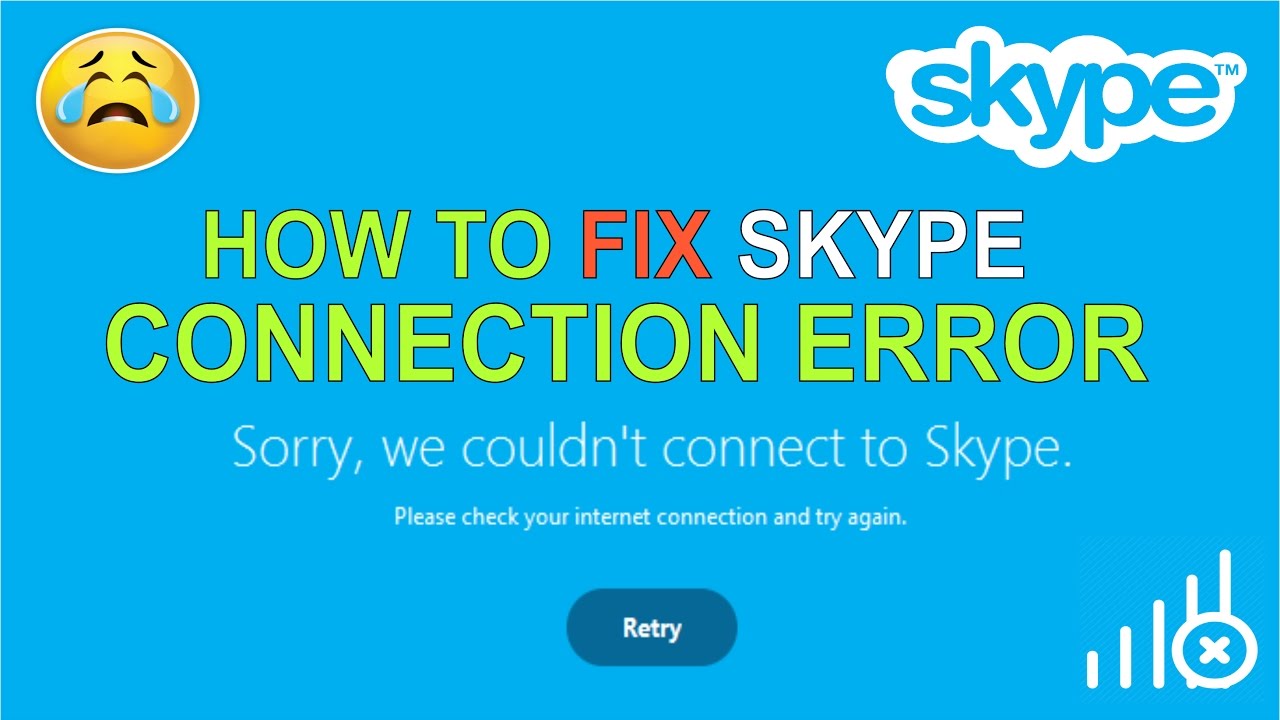 How to Fix Skype Connection Error (2016) by Amigo | Asmar Hussain (Official)