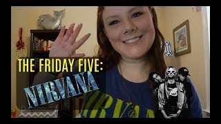 NIRVANA | The Friday Five
grungegrungegrunge
-
THE FRIDAY FIVE:
Created by Sara Crawford, the Friday Five is a set of prompts for music lovers to make vlogs/blogs discussing their five favorite songs/bands that fit the topic.
Twitter: https://twitter.com/The_Friday_Five
Tumblr: http://thefridayfivemusic.tumblr.com
-
FIND ME ON SOCIAL MEDIA:
Twitter: https://twitter.com/floralnbrooke
Goodreads: https://www.goodreads.com/user/show/8168114-brooke
Instagram: https://www.instagram.com/asreadbybrooke/
Tumblr: http://asreadbybrooke.tumblr.com/
Wordpress: http://asreadbybrooke.wordpress.com
-
BACKGROUND MUSIC:
Life of Riley by Kevin MacLeod
Available under the Creative Commons Attribution 3.0.
Unported License: https://creativecommons.org/licenses/by/3.0/
Download Link: https://incompetech.com/music/royalty-free/index.html?isrc=USUAN1400054
OR
Symbolism by Electro-Light
Provided by NoCopyrightSounds
Download Here: http://nocopyrightsounds.co.uk/video/electro-light-symbolism-ncs-release/
Electro-Lights YouTube Channel: https://www.youtube.com/user/ElectroLightOfficial
-
OUTRO MUSIC:
Expecto Patronum (Goblins From Mars Trap Remix)
https://www.youtube.com/watch?v=rxau0SgBI-s NIRVANA | The Friday Five