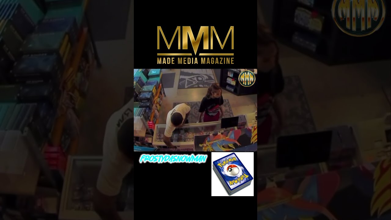 FrostyDaSnowmann Caught In 4k Stealing Pok Mon Cards From Store Full Footage 