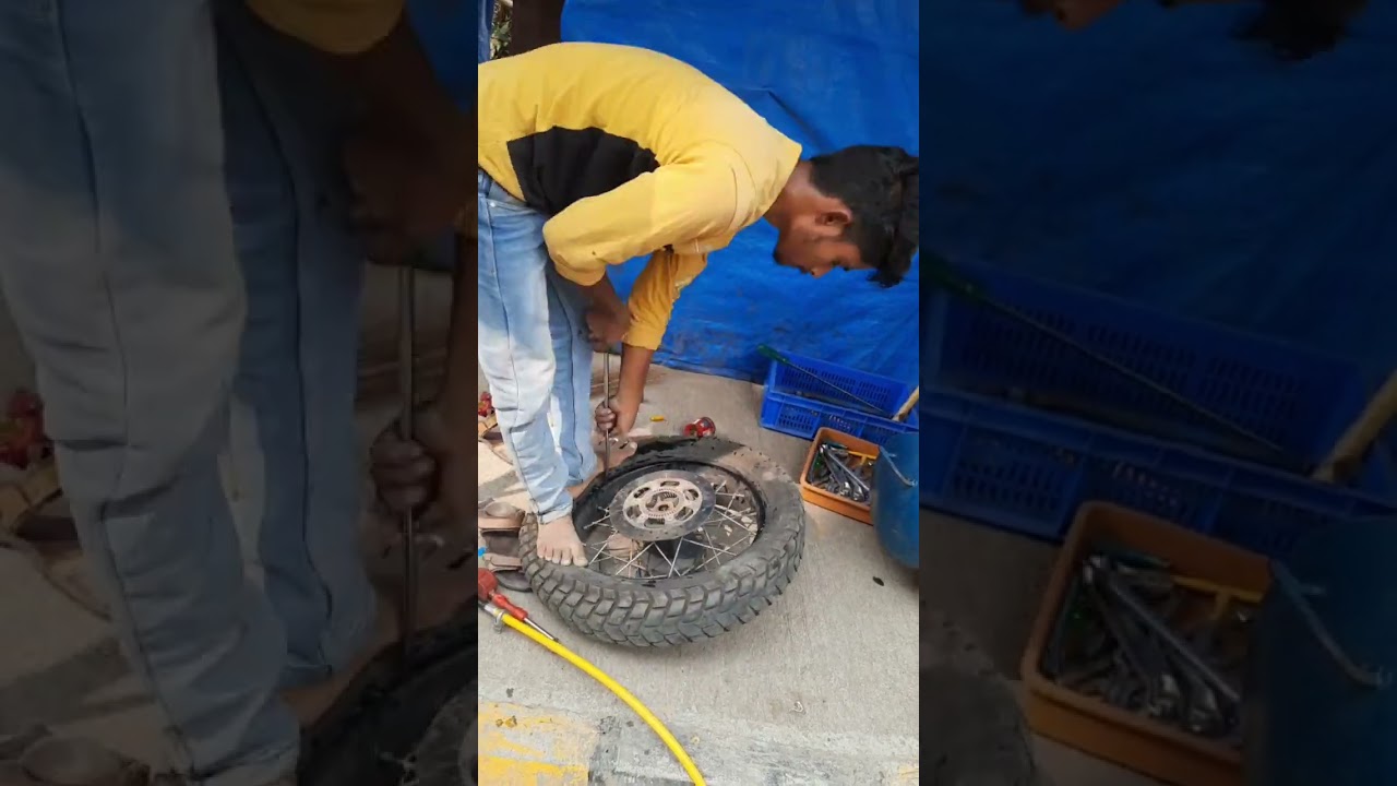 Himalayan type puncture repair...