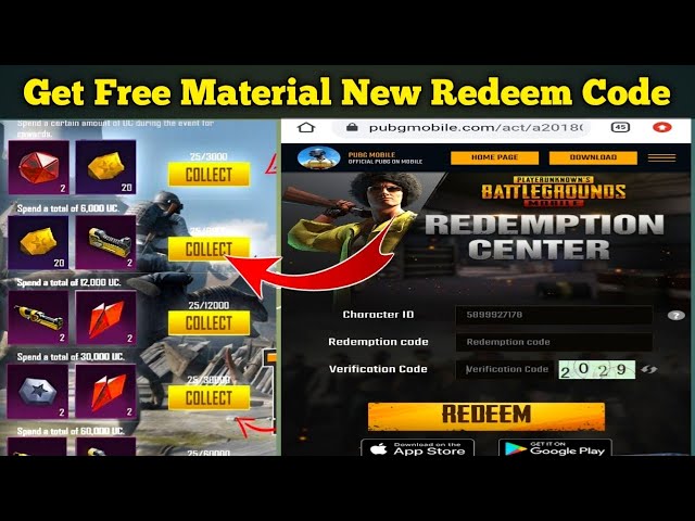 Updated PUBG Mobile Redeem Codes List 2020