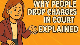 Why People Drop Charges in Court EXPLAINED