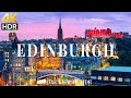 Edinburgh 4K drone view 🏴󠁧󠁢󠁳󠁣󠁴󠁿 Flying Over Edinburgh | Relaxation film with calming music - 4k HDR