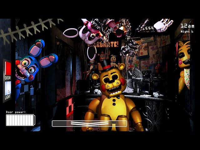 FNAF 1 but with Toy Animatronics & Puppet!