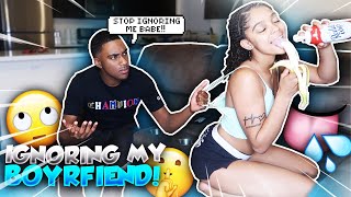 IGNORING MY BOYFRIEND AND MAKING HIM JEALOUS AT THE SAME TIME *CUTE REACTION*