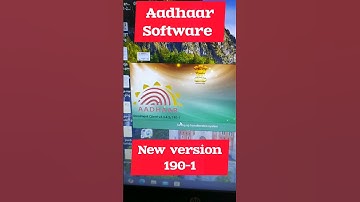 Aadhaar Software new version 190-1 update|Aadhaar ucl & Ecmp software update kaise kare #shorts #new