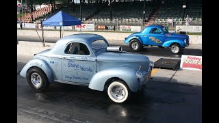 Stone Woods and Cook 1941 Willys Swindler II Start Up - Blown Gasser