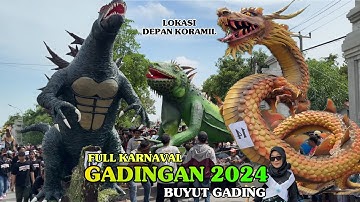 FULL Arak Arakan GADINGAN 2024 ❗️Karnaval Buyut Gading Desa Gadingan Sliyeg Indramayu