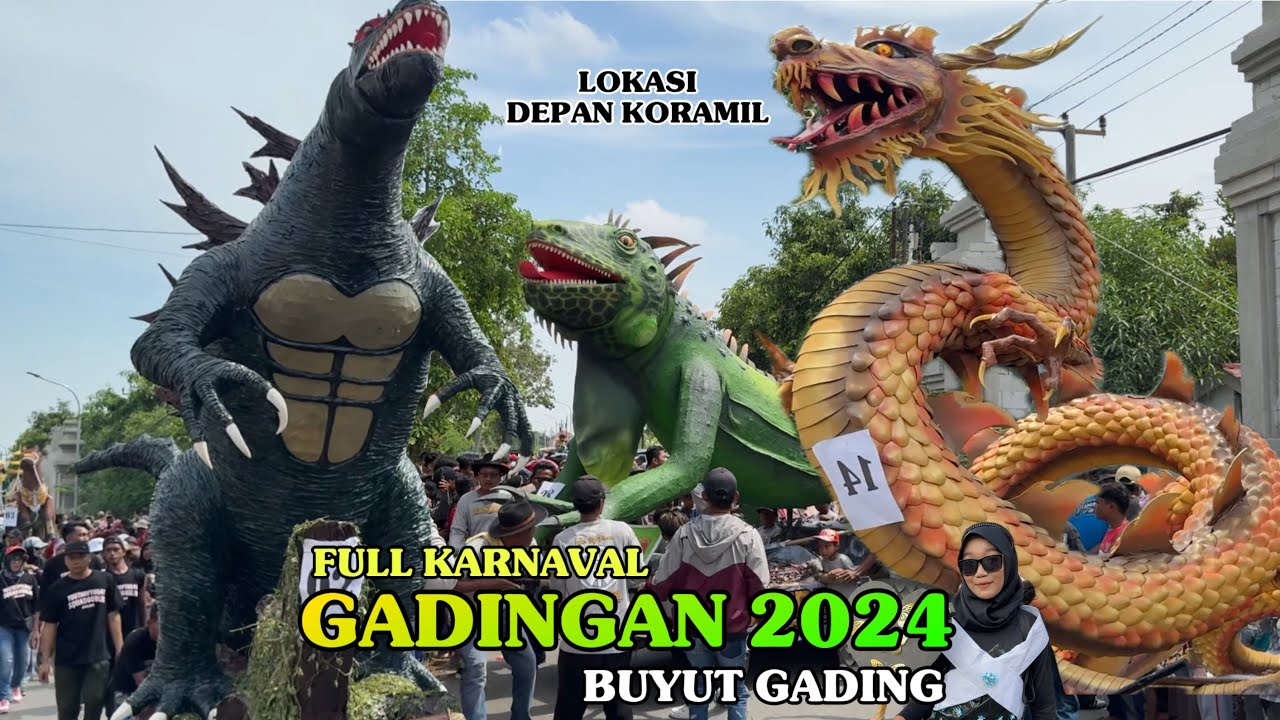 FULL Arak Arakan GADINGAN 2024 ❗️Karnaval Buyut Gading Desa Gadingan Sliyeg Indramayu