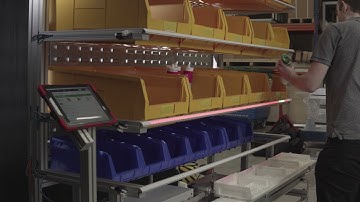 Pick to Light Bin System