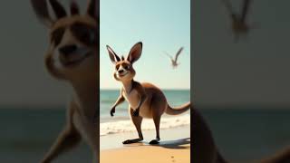 Jumping Kangaroo | Fun and energetic children's song #shorts