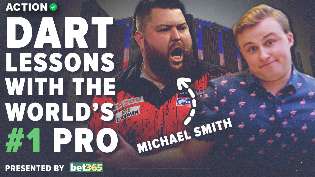 I Got Darts Lessons from PDC World 1 Michael Smith! How To Play Darts