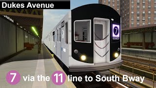 PTA Classic: South Broadway bound R152 (7) Train @ Dukes Avenue