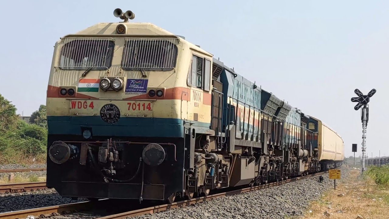 ICF Parcel Train in India NMG Train Car Transport Train in Indian