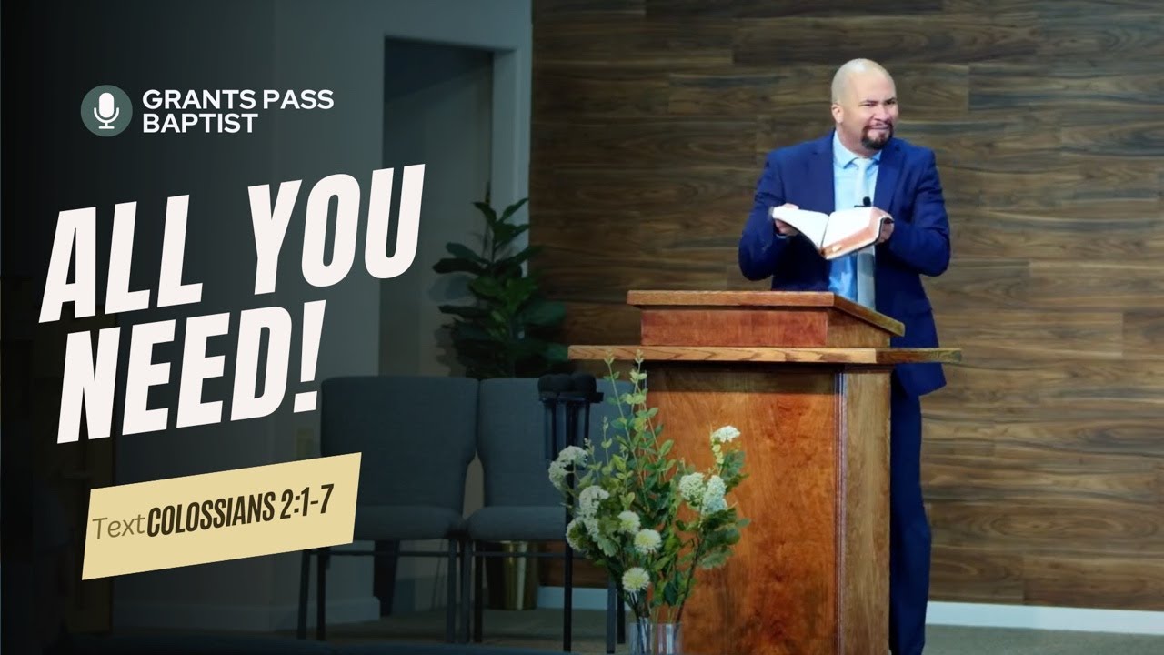 Be Rooted in Jesus — Colossians 2:1-7 — sermon video from Grants Pass Baptist Church