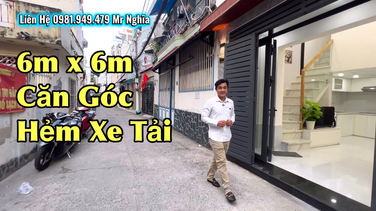 BÁN NHÀ BÌNH THẠNH HẺM XE HƠI 1 TRỤC PHAN VĂN TRỊ