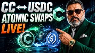 🔥Canton Coin’s Biggest Breakthrough Yet—LIVE CC & USDC Atomic Swaps!