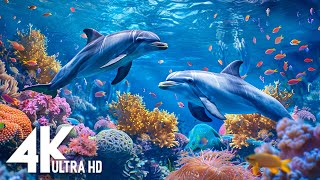 Ocean 4K - Beautiful Coral Reef Fish in Aquarium, Sea Animals for Relaxation
