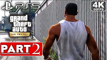 GTA SAN ANDREAS DEFINITIVE EDITION Gameplay Walkthrough Part 2 [4K 60FPS PS5] - No Commentary