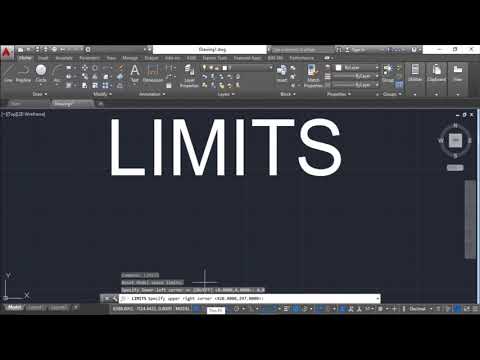 Video: Hur sätter du gränser i AutoCAD?