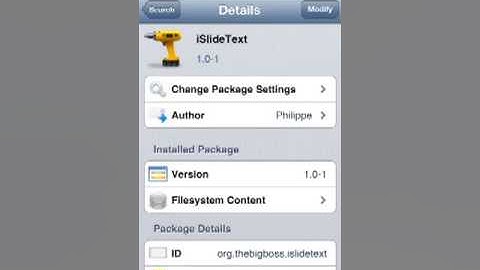 How to change slide to unlock text