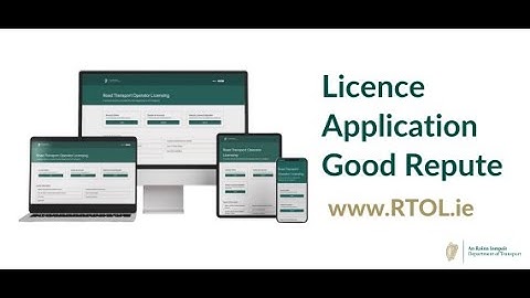 How to complete a Good Repute Declaration for a Licence Application on RTOL Online System
