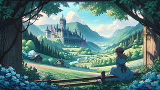 Enchanted Castle Study Music 🏰 | Relaxing Music with Serene Valley View Perfect for Focus & Reading