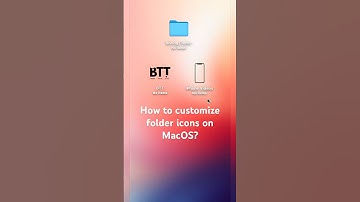 How to customize folder icons on MacOS? #macbook #macos #tipsandtricks #techtok #apple