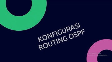 KONFIGURASI OSPF   3 ROUTER, 3 SWITCH, & 6 PC - CISCO PACKET TRACER!