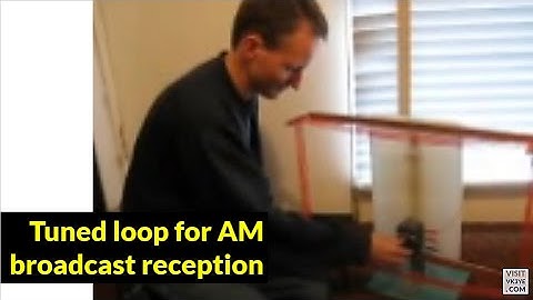 MF tuned loop antenna demonstration - 1