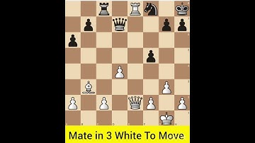 Chess Puzzle-586. Find Checkmate in 3 Moves For White #chess #chesscom #checkmateinthree #puzzle