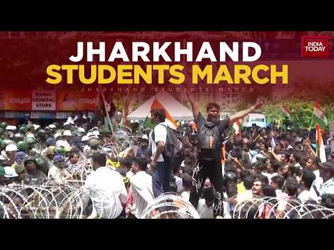 Jharkhand Student Vs Soren Govt: Protests Escalate In Ranchi, Police Deploy Lathi Charge, Tear Gas