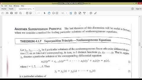 Superposition principle//ODE//M.Adnan Anwar